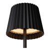 Lampe à poser Lucide JUSTINE LED Noir, 1 lumière