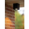 plafonnier extérieur Lucide LEEDS LED Noir, 1 lumière