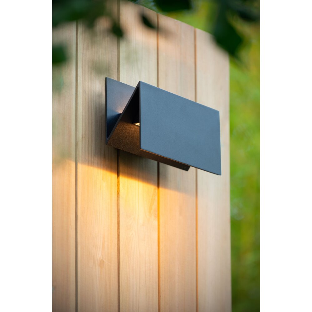 Applique murale d'extérieur Lucide SWINDON LED Noir, 1 lumière main product photo