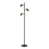 Lampadaire Lucide TUNDRAN Noir, 3 lumières