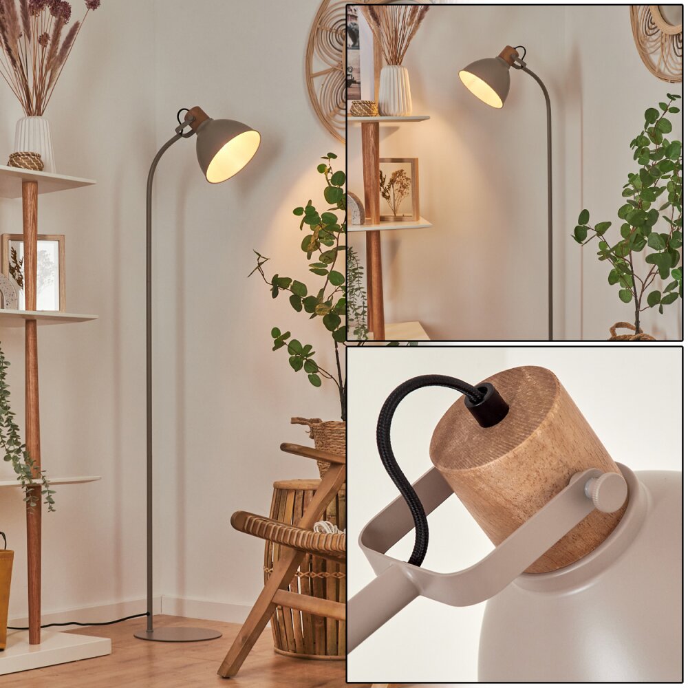 Lampadaire Chipou Gris, 1 lumière main product photo