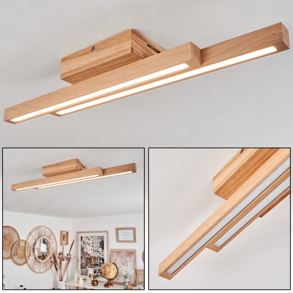 Plafonnier Cajas LED Écru, 2 lumières main product photo