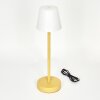 Lampe à poser Maza LED Jaune, 1 lumière