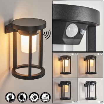 Lampe de jardin avec détecteur de mouvement extérieur, lampadaire extérieur,  détecteur de mouvement, éclairage de chemin