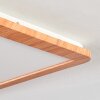 Plafonnier Siguna LED Couleur bois, 1 lumière