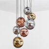 Suspension Cabreiro Argent Oxydé, 7 lumières