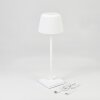 Lampe à poser Longchamps LED Blanc, 1 lumière