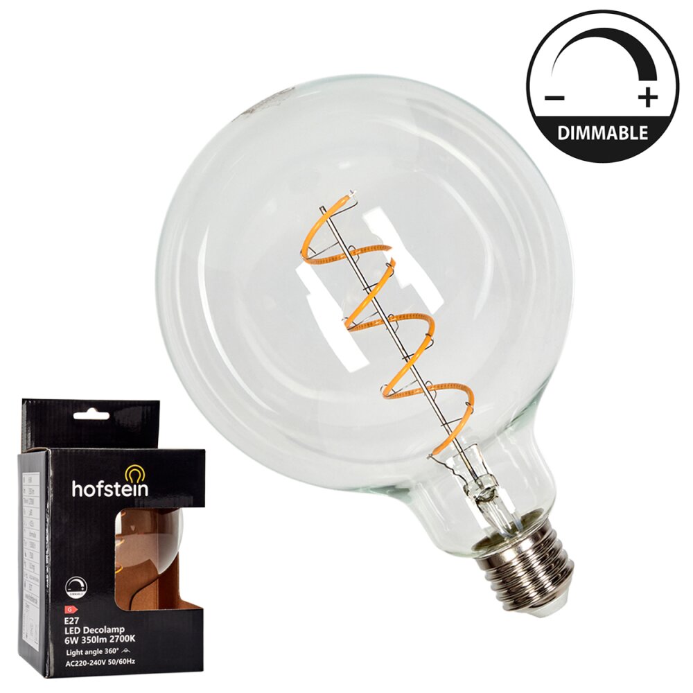 E27 LED 6 watt 2700 kelvin 350 lumen main product photo