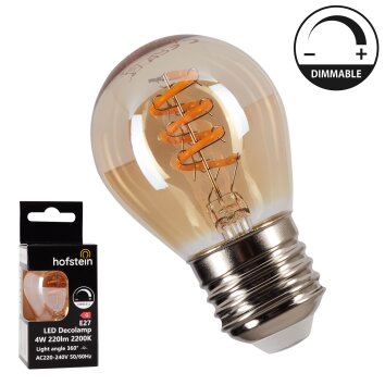 E27 LED 4 watt 2200 kelvin 220 lumen