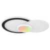 Plafonnier Globo GISELL LED Blanc, 1 lumière, Télécommandes, Changeur de couleurs