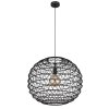 Suspension Globo SENNI Noir, 1 lumière