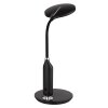 Lampe de table Globo FRUGGY LED Chrome, Noir, 1 lumière