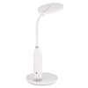 Lampe de table Globo FRUGGY LED Chrome, Blanc, 1 lumière