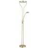 Lampadaire à vasque Globo EBRO LED Laiton, 1 lumière