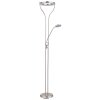 Lampadaire à vasque Globo EBRO LED Chrome, 1 lumière