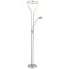 Lampadaire à vasque Globo EBRO LED Chrome, 1 lumière