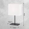 Lampe de table FHL easy Kate Noir, 1 lumière