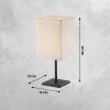 Lampe de table FHL easy Lela Noir, 1 lumière