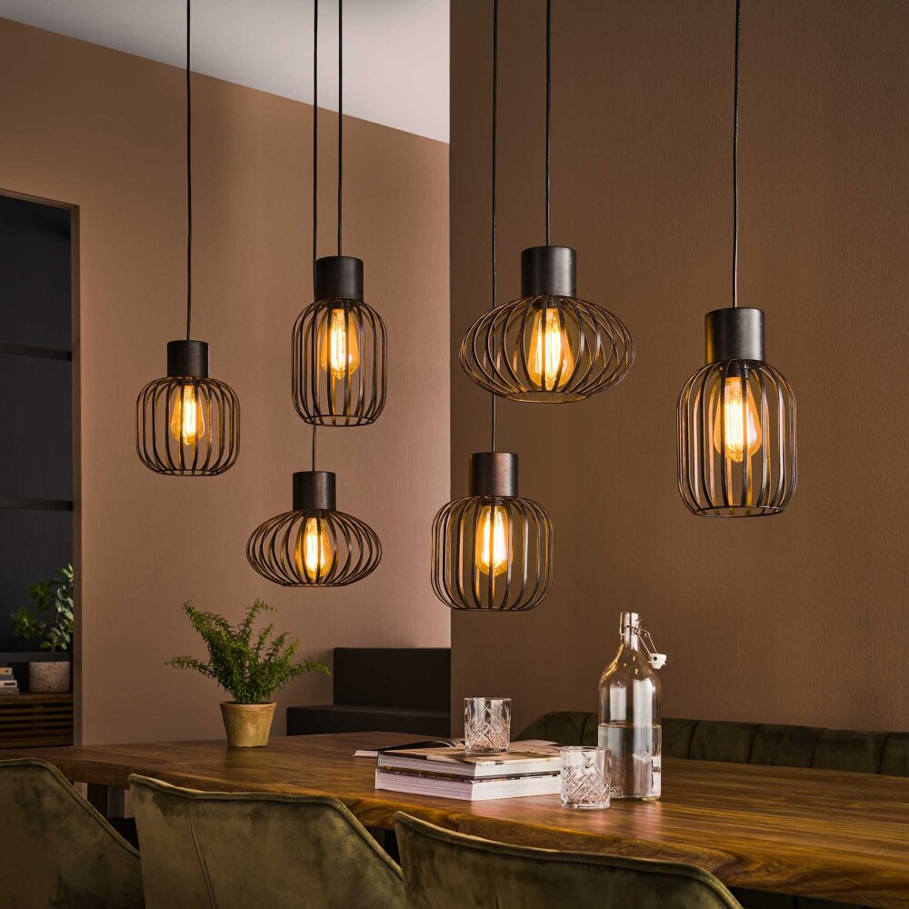 lustre Lalora Anthracite, 6 lumières main product photo