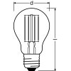 OSRAM Set de 3 LED E27 7,5 Watt 2700 Kelvin 1055 lumen