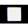 Plafonnier Brilliant Saltery Blanc, 1 lumière, Télécommandes, Changeur de couleurs