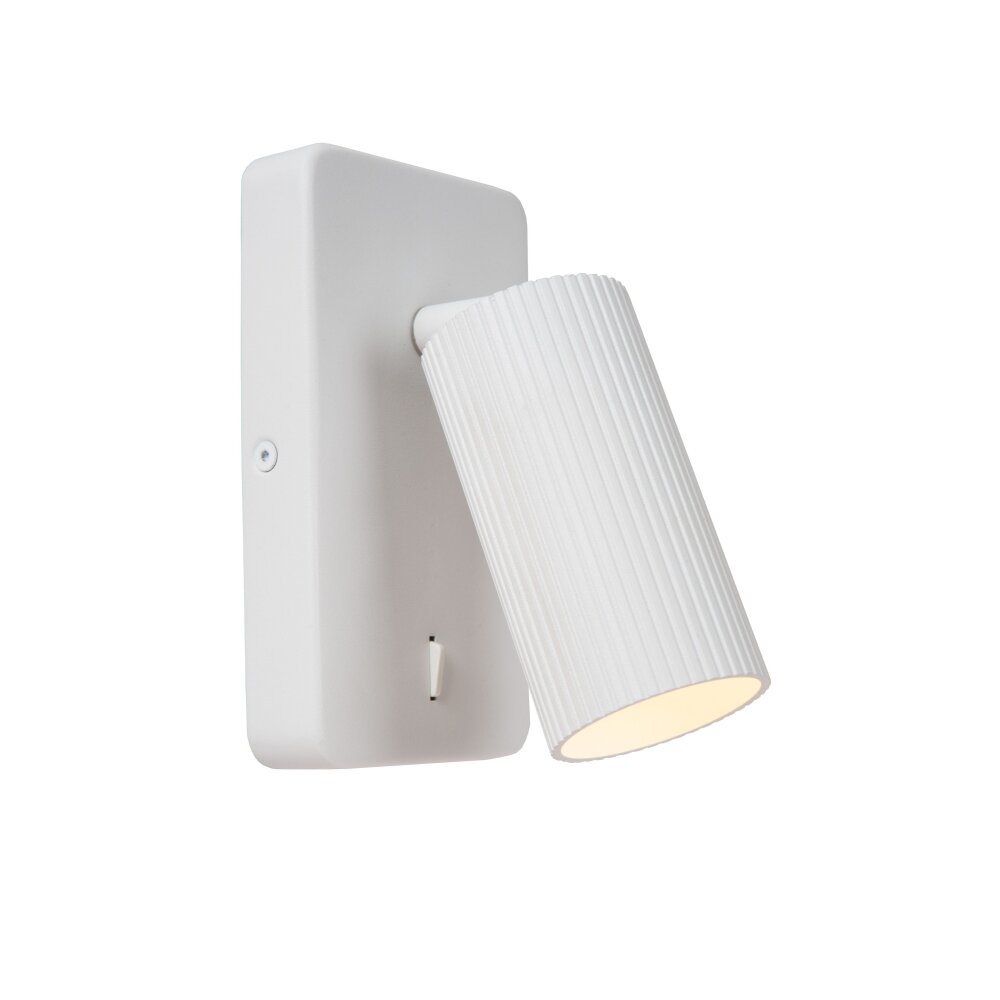 Applique murale Lucide CLUBS Blanc, 1 lumière main product photo