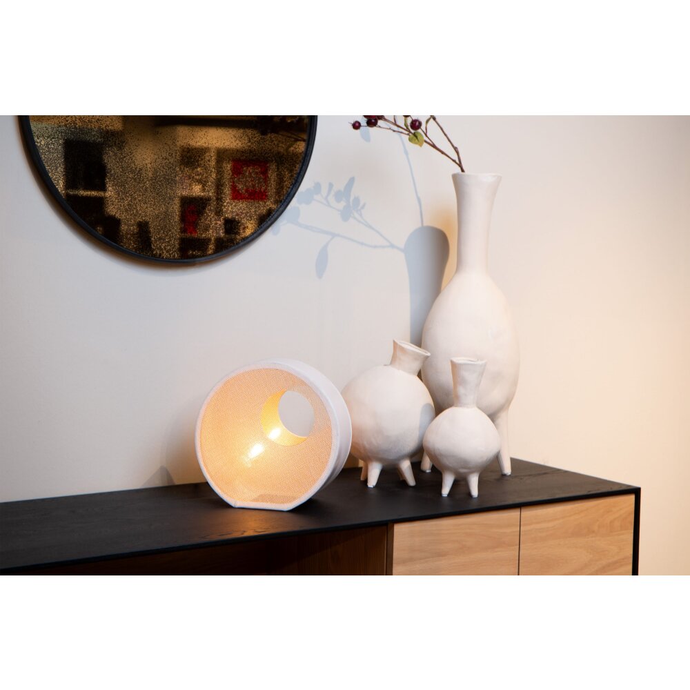 Lampe de table Lucide LOXIA Beige, 1 lumière main product photo