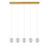 Suspension Lucide CINTRA LED Or, 5 lumières
