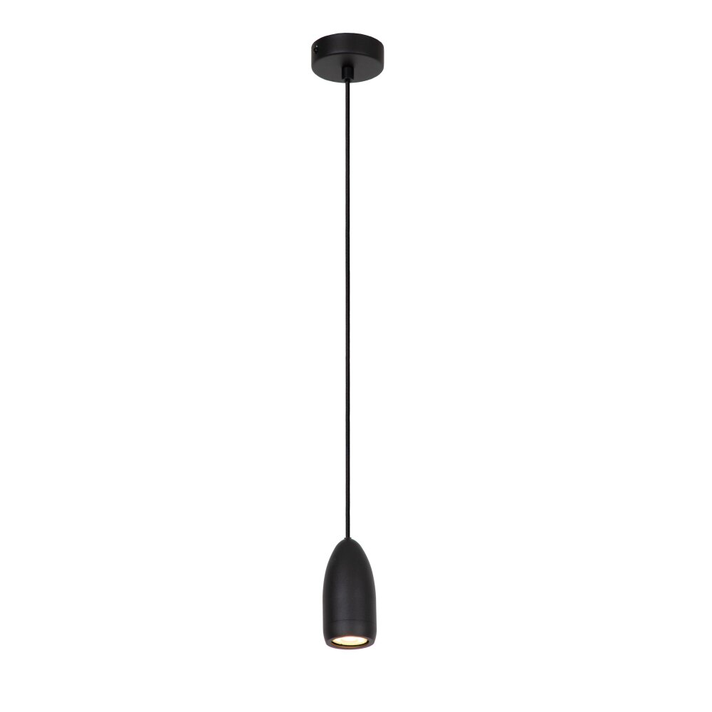 Suspension Lucide EVORA Noir, 1 lumière main product photo
