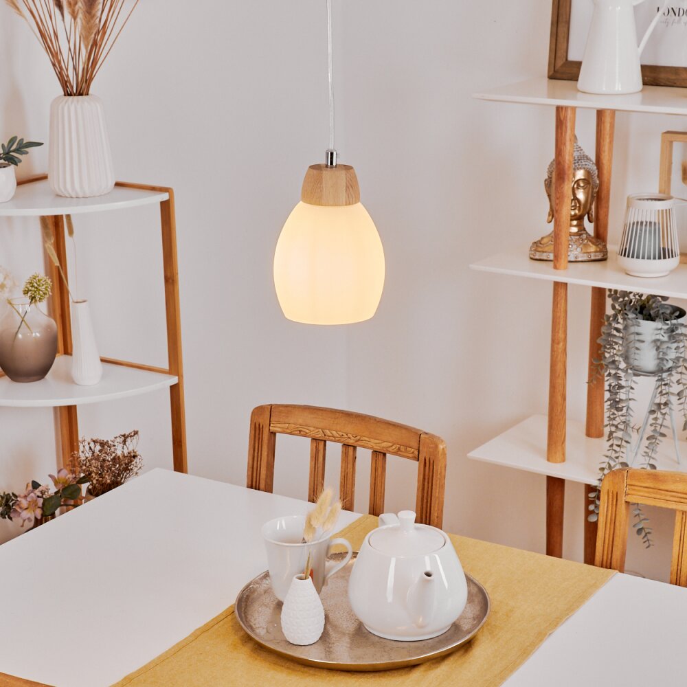 Suspension Ombucta Écru, 1 lumière main product photo
