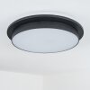 plafonnier extérieur Caucete LED Noir, 1 lumière