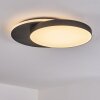 plafonnier extérieur Caucete LED Noir, 1 lumière