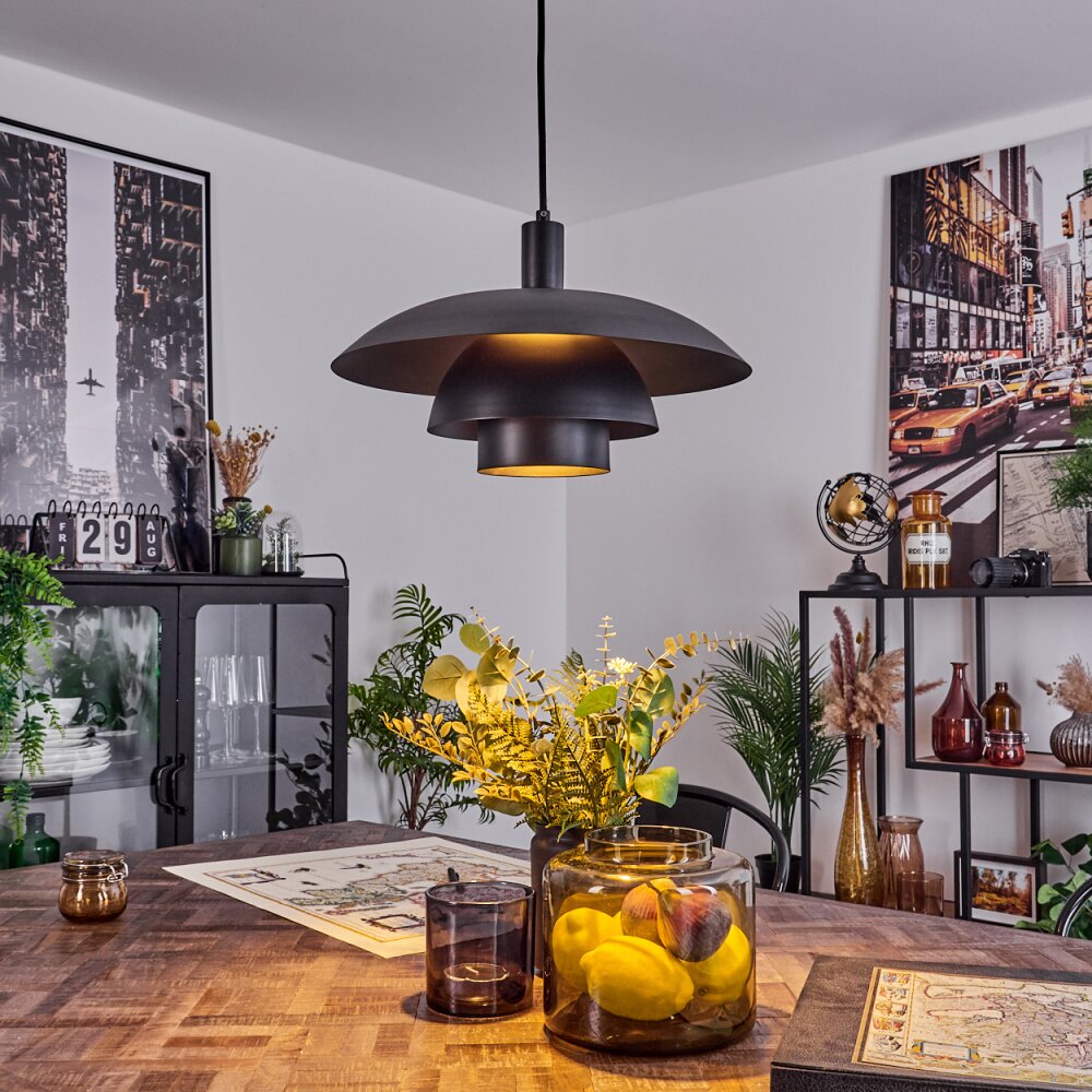 Suspension Sundet Noir, 1 lumière main product photo