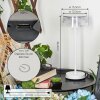 Lampe à poser Oundo LED Blanc, 1 lumière