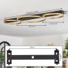 Plafonnier Cajean LED Noir, 3 lumières