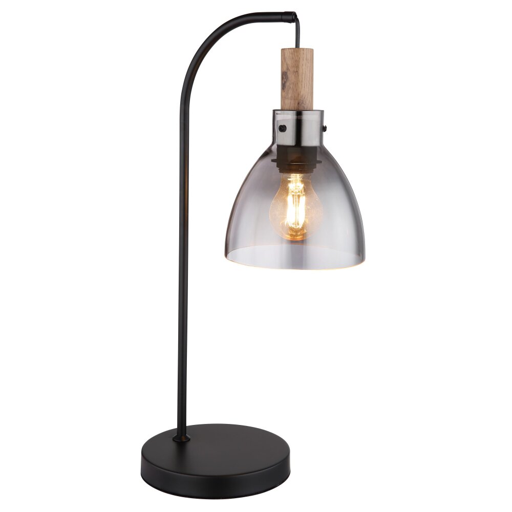 Lampe de table Globo MATTEA Noir, 1 lumière main product photo