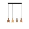 Suspension Trio AGUDO Noir, 4 lumières