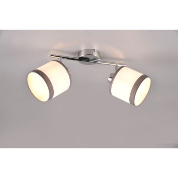 Plafonnier Reality DAVOS Chrome, 2 lumières