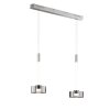 Suspension Fischer & Honsel Lavin LED Nickel mat, 2 lumières