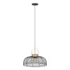 Suspension Eglo ROUNDHAM Laiton, Noir, 1 lumière