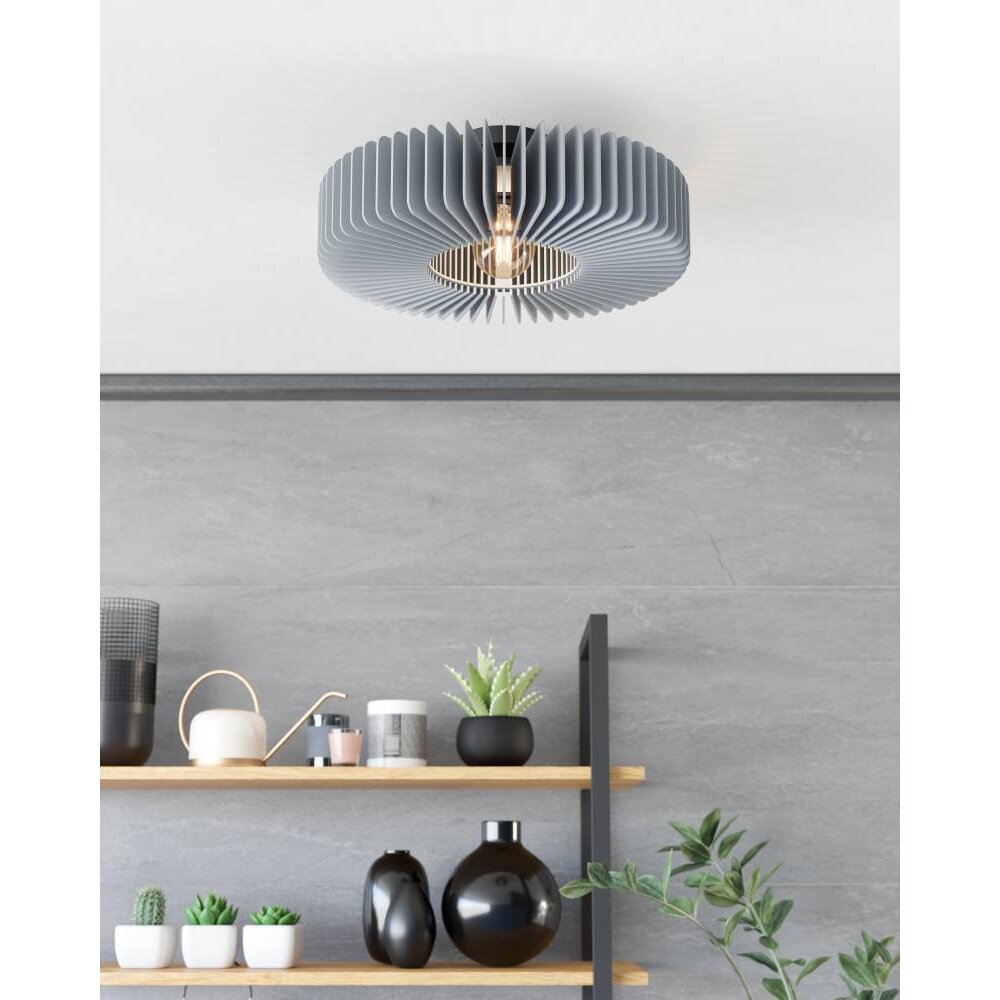 Plafonnier Eglo PALOMBAIA Noir, 1 lumière main product photo