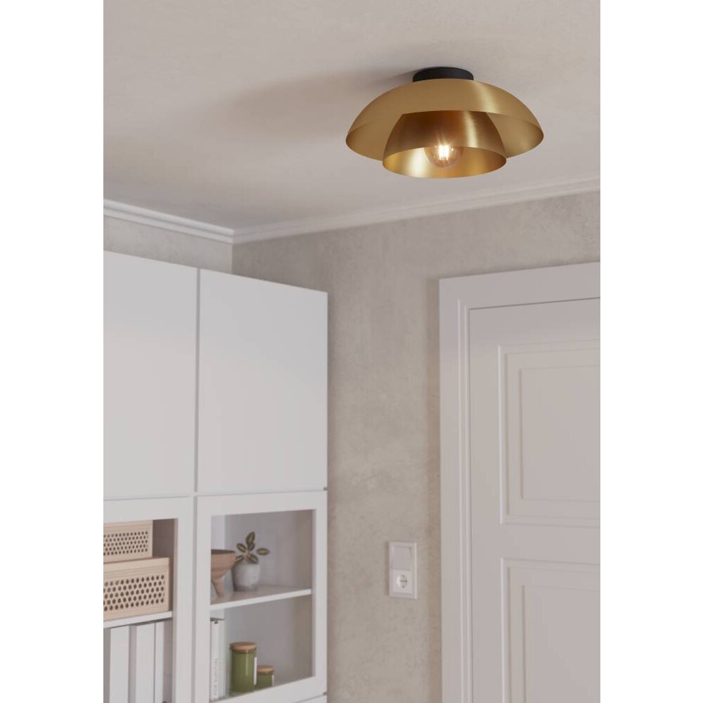 Plafonnier Eglo CENCIARA Noir, 1 lumière main product photo
