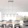 Suspension Leuchten-Direkt ACCOR Argenté, 5 lumières