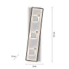 Plafonnier Paul Neuhaus MAILAK LED Noir, Blanc, 2 lumières