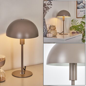 Lampe de table Tati Gris, 1 lumière