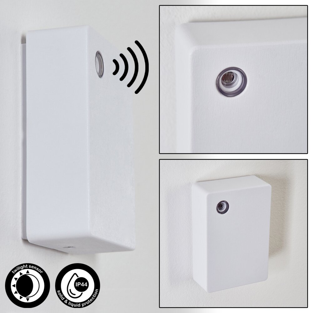 Détecteur crépusculaire Hiseville Blanc main product photo