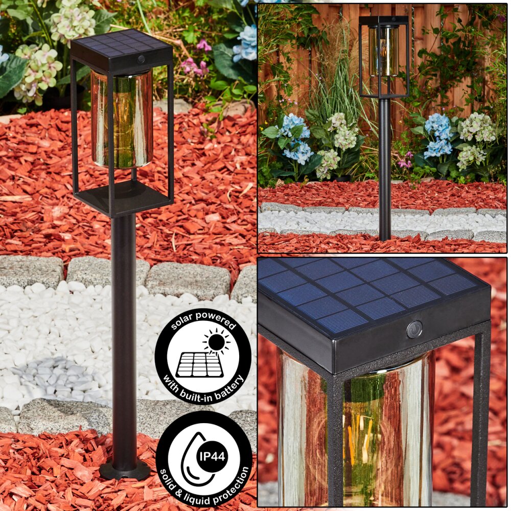 Borne lumineuse Palanga Noir, 1 lumière main product photo