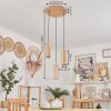 Suspension Ripamonti LED Chrome, Écru, 3 lumières