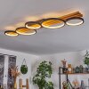 Plafonnier Rodekro LED Noir, Blanc, 1 lumière