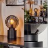 Lampe de table Flawil Noir, 1 lumière